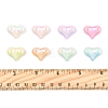 40Pcs UV Plating Opaque Acrylic Beads OACR-FS0002-20-5