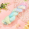 1 Skein Gradient Segment Dyed 80% Wool 20% Acrylic Blended Yarn OCOR-TA0003-02B-7