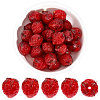 30Pcs Handmade Bumpy Lampwork Beads LAMP-PA0001-54-7