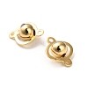 Brass Connector Charms KK-F907-24G-2