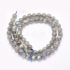 Natural Labradorite Beads Strands G-O166-08-6mm-2