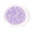 Transparent Spray Painted Glass Beads EGLA-N018-4mm-02-1