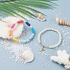 Polymer Clay Heishi Beads Stretch Bracelets Set BJEW-TA00037-3
