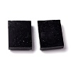 Natural Shungite Cabochons G-L505-44-2