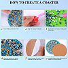 Custom DIY Diamond Painting Mandala Flower Cup Mat Kits X1-DRAW-SZC0001-01-3