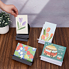 4 Sets 4 Styles Acrylic Name Card Holders AJEW-DC0001-99-3
