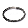 Tarnish Resistant 304 Stainless Steel Chain Bracelets BJEW-L631-42B-1