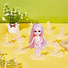 Transparent Plastic Doll Standing Bracket AJEW-WH0312-71-5