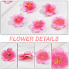100Pcs Cloth Artificial Flower Head AJEW-GF0013-17B-6