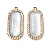 Natural Freshwater Shell Pendants SH-CBA11D7-30A-G-1