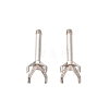 304 Stainless Steel Stud Earring Findings STAS-B091-02B-04P-1
