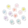 Frosted Transparent Acrylic Beads OACR-A032-16-1