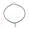 Waxed Cord Necklaces NJEW-P310-06P-3