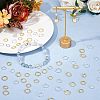 600Pcs 4 Styles Alloy Bead Frames FIND-HS0001-08-5