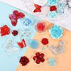 50G Resin Acrylic DIY Accessories Simulation Baroque Style Rose Halo Dyed Mixed Flower DIY Accessories JX581D-5