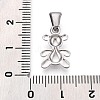 303 Stainless Steel Pendants STAS-Q110-05P-3