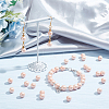 2 Strands Electroplated Shell Pearl Beads Strands PEAR-NB0001-96-5