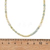 Natural Mixed Gemstone Faceted Round & Round Electroplate Synthetic Non-magnetic Hematite & Natural Pearl Beaded Necklaces NJEW-JN06549-6