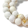 Natural Fire Crackle Agate Beads Strands G-G190-A02-01-4