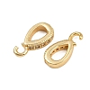 Brass Micro Pave Cubic Zirconia Pendants KK-A269-08G-2