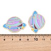 Space Planet Alloy Enamel Cabochons AL-CBA1A6F-07KCG-B-3