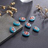 Chinese Style Alloy Enamel Beads ENAM-P160-12A-S-9