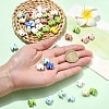20Pcs Handmade Porcelain Ceramic Beads PORC-YW0001-81-5