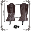 Imitation Leather Pirate Boot Covers AJEW-WH20020-020B-03-2