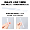 250Pcs Plastic Simulated Animal Whiskers for Crafts Needle Felting DIY-WH20050-10-2