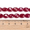 Lab Grown Red Corundum Beads Strands GG-CBAC488-01D-5