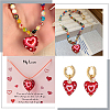 16Pcs Glass Enamel Beads LAMP-LT0001-11-5