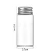 Clear Glass Bottles Bead Containers CON-WH0085-76E-01-1