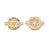Tibetan Style Alloy Connector Charms FIND-H039-70KCG-1
