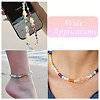 20Pcs Plating Opaque Acrylic Beads MACR-YW0004-12-6