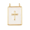 Brass Enamel Pendants KK-L251-01G-B04-1
