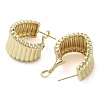 Brass Hoop Earrings EJEW-K276-07G-2