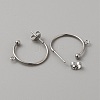 304 Stainless Steel Stud Earring Findings X1-STAS-TAC0017-02A-2
