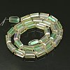 Electroplate Glass Beads EGLA-J023-12x6mm-06-2