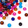 Craftdady 88pcs 8 colors Glass European Beads GLAA-CD0001-10-11