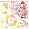 120Pcs 6 Colors Imitation Jelly Acrylic Beads MACR-YW0003-22-3