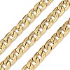 304 Stainless Steel Curb Chains Unwelded CHS-Z005-04G-2