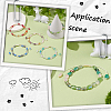 3 Strands Electroplate Glass Beads Strands EGLA-PA0001-25C-5