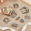 DICOSMETIC 4 Sets 4 Styles Belt Alloy Buckle Sets FIND-DC0005-36-5