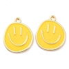 Alloy Enamel Pendants ENAM-D051-18G-02-2