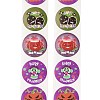 500Pcs Round Halloween Stickers AJEW-S090-03E-2