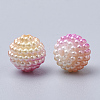 Imitation Pearl Acrylic Beads OACR-T004-10mm-13-2