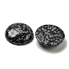 Natural Snowflake Obsidian Cabochons G-C115-02B-14-2