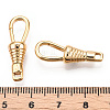 Brass Lobster Claw Clasps X-KK-N254-21G-3