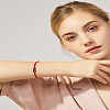 1Pc Adjustable Nylon Cord Braided Bracelets for Women Men BJEW-LP0001-31B-F-4