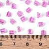 Transparent Inside Colours Glass Seed Beads SEED-T007-13D-4